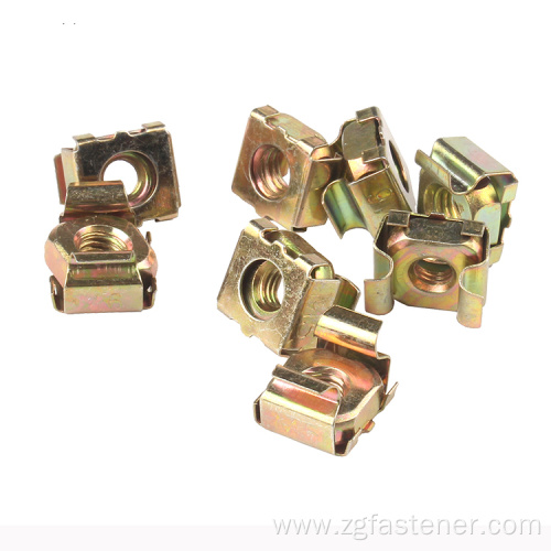 Cassette nut cage nut with color zinc plated cage nut